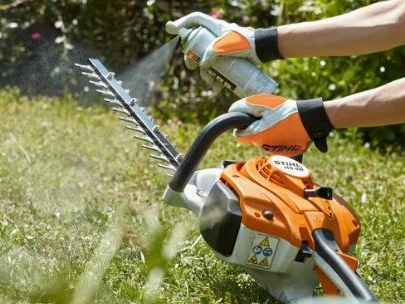 Stihl haagschaar in gebruik — onderhoud en service