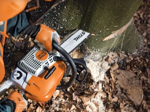 Stihl MS 391 professionele kettingzaag — zwaar zaagwerk